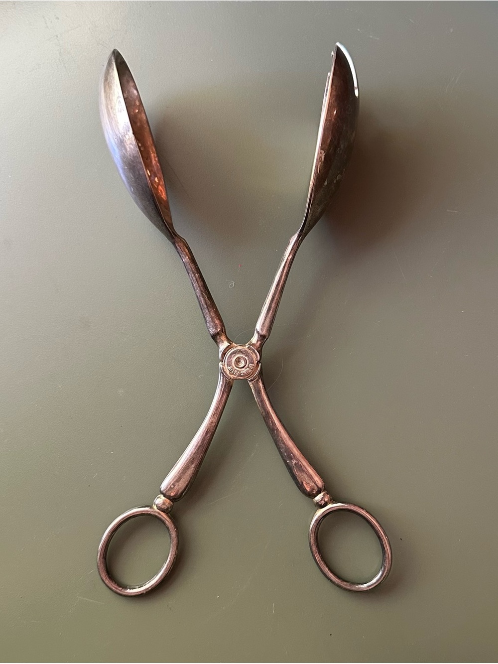 EP Zinc Alloy salad server • kitchen tool • Vintage